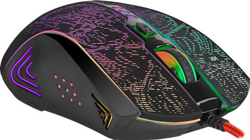 Defender Overlord GM-890 RGB Gaming Ποντίκι 3200 DPI Μαύρο