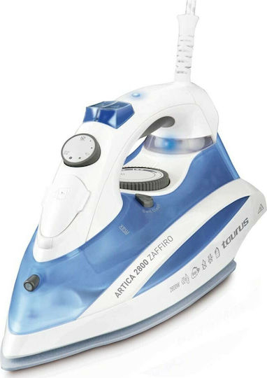 Taurus Artica 2800 Zaffiro Σίδερο Ατμού 2800W με Κεραμική Πλάκα και Συνεχόμενη Παροχή Ατμού 45gr/min