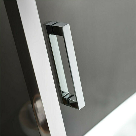 Axis Bath Slider 2+2 Διαχωριστικό Ντουζιέρας με Συρόμενη Πόρτα 167-171x185cm Clean Glass