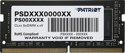 Patriot Signature Line 4GB DDR4 RAM με Ταχύτητα 2400 για Laptop