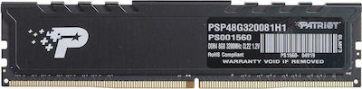 Patriot Signature Line Premium 8GB DDR4 RAM με Ταχύτητα 3200 για Desktop