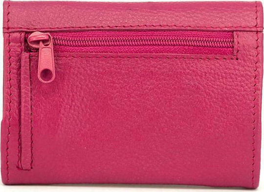 Marvel Lederne Tabaktasche in Rosa mit Verschluss 12x8cm