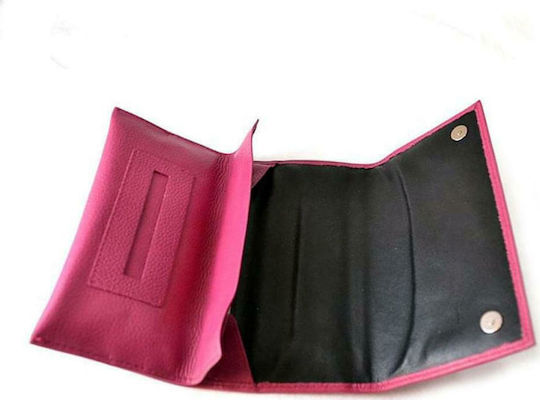 Marvel Tobacco Pouch from Artificial Leather Pink with Magnet Closure 15x8cm