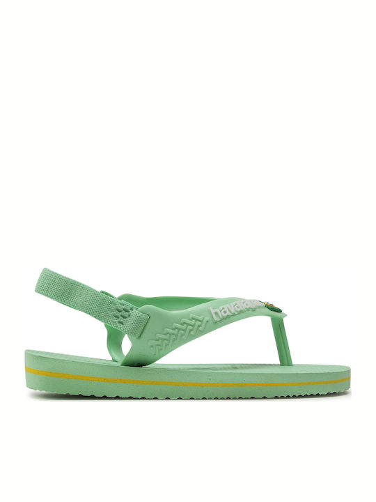 Kids' Flip Flops Green