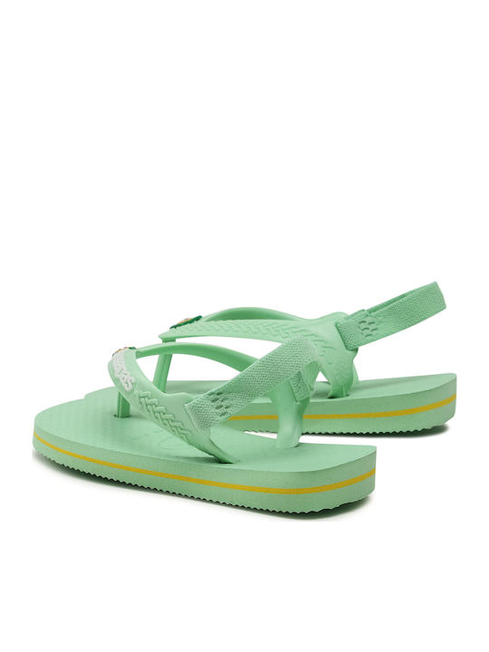 Kids' Flip Flops Green