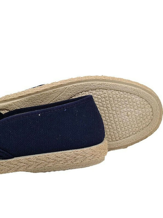 Fabric Men's Espadrilles in Blue Color