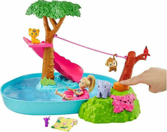 Barbie Jocuri pe Râu Set de păpuși Chelsea pentru 3+ ani+ Ani