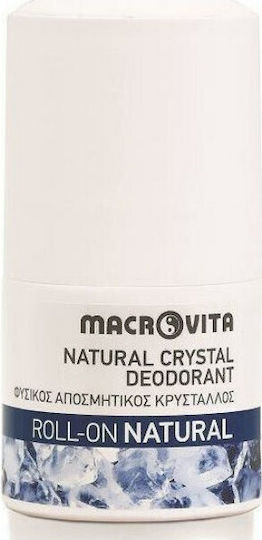Macrovita Natural Αποσμητικός Κρύσταλλος σε Roll-On 50ml