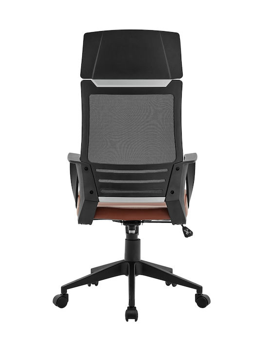 Woodwell Bf2500 Scaun De Birou De Director Cu Inclinare Negru - Maro