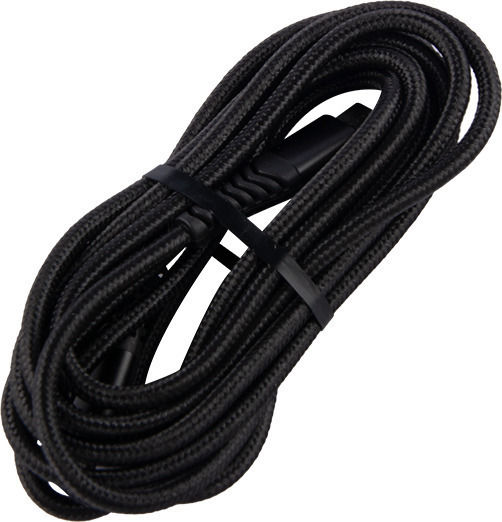 Lamtech Braided USB 2.0 Cable USB-C Male - USB-C Black 2m