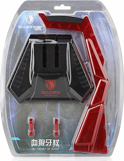 Sades Wolfbone SA-D1 Desktop Headphone Stand Red