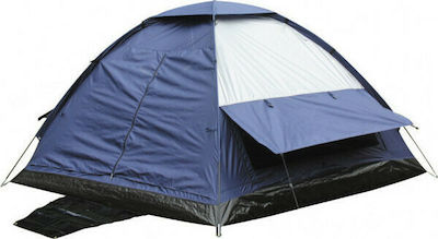 Panda Junior Breeze 4 Sommer Campingzelt Iglu Blau für 4 Personen 210x240x160cm.