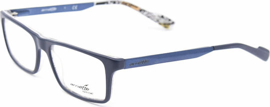 Arnette Acetate Prescription Eyeglass Frame Blue AN7051 1156