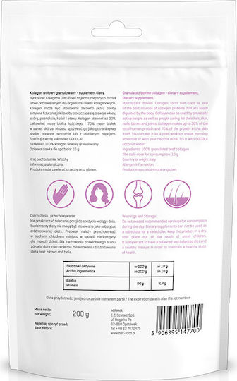 Diet-Food Granulated Pure Collagen 200gr