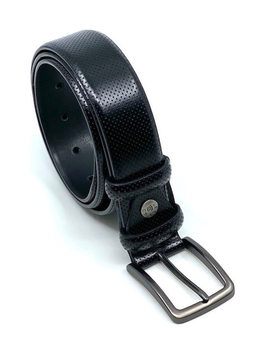 Legend Accessories Men's Leather Belt Black