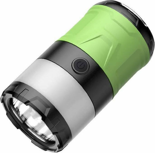 Superfire Led Rechargeable Lantern for Camping with Flashlight Green 350lm 5W Red