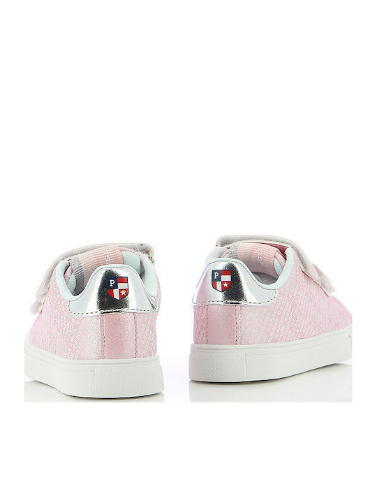Willy 4170 Παιδικά Sneakers Ανατομικά με Σκρατς Ροζ