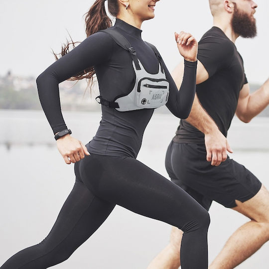 Sports Bag On Chest Τσαντάκι Μέσης έως 6.5" Λευκό