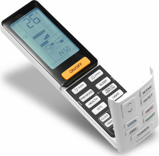 Inventor Dark 2 Климатици Инвертор 18000 BTU A++/A+ с WiFi и Аква Йонизатор Черен