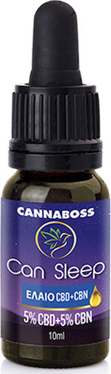 Cannaboss Can Sleep Oil 5% CBD + 5% CBN 10ml