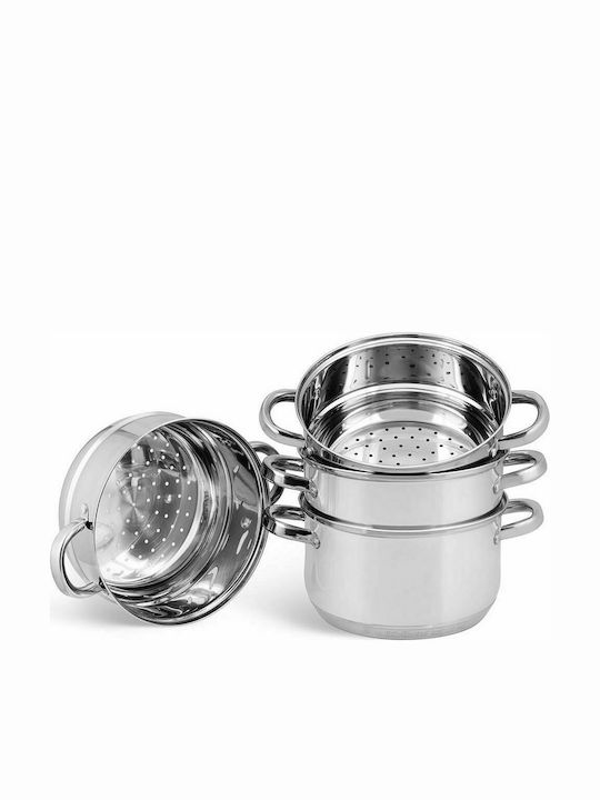 Edenberg Kochgeschirr-Set Silver EB-8903 5Stück