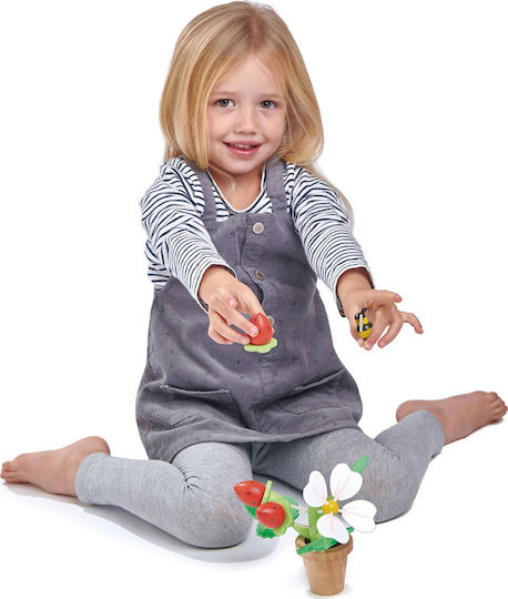 Tender Leaf Toys Ξύλινη Γλαστρούλα Με Φράουλες από Ξύλο για 3+ Ετών
