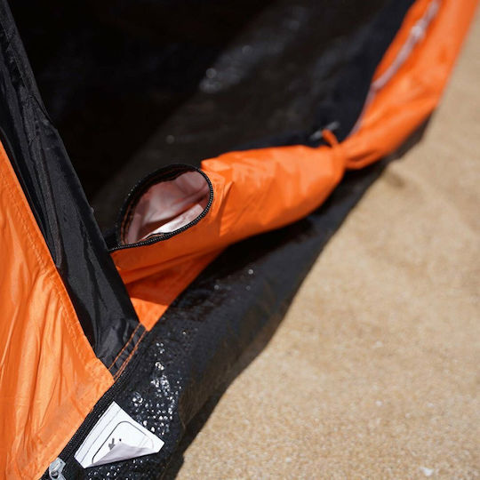 Escape Track V Σκηνή Camping Igloo Πορτοκαλί με Διπλό Πανί 3 Εποχών για 5 Άτομα 240x240x175εκ.