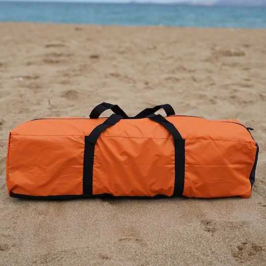 Escape Track V Σκηνή Camping Igloo Πορτοκαλί με Διπλό Πανί 3 Εποχών για 5 Άτομα 240x240x175εκ.