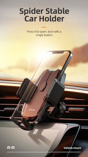 Joyroom Car Mobile Mount with Adjustable Hooks Black
