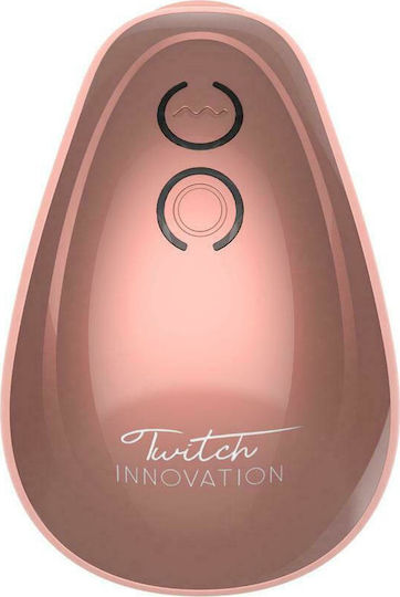 Shots Twitch Hands Free Suction & Vibration Toy Rose Gold