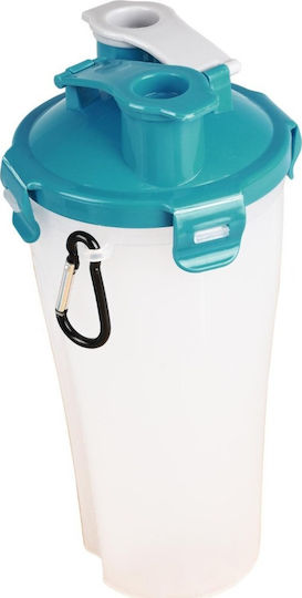 Flamingo Trinka Plastic Bottle Food & Water for Dog in White Color