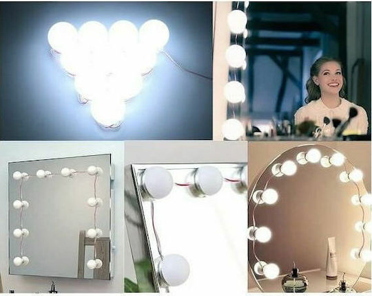 Vanity USB / Electric Vanity Mirror LED Light Cool White 12V