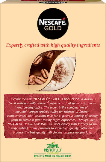 Nescafe Стигмиен Кафе Gold Cappuccino 10x14гр