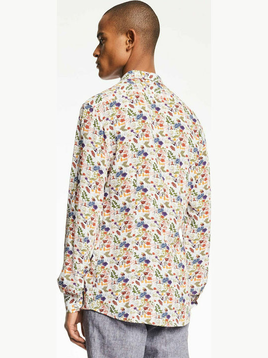 Gaudi 111GU45018 Men's Shirt Long Sleeve Floral Multicolour