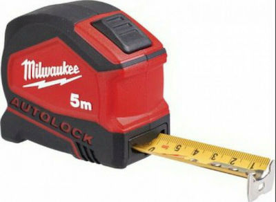 Milwaukee Autolock Μετροταινία με Αυτόματη Επαναφορά 25mm x 8m