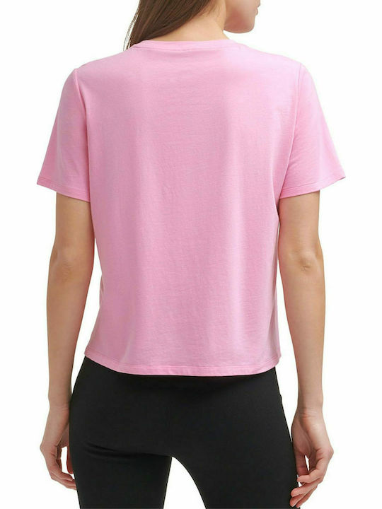 DKNY Γυναικείο Αθλητικό T-shirt Ροζ