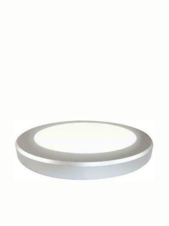 Elvhx Στρογγυλό Χωνευτό LED Panel 18W με Ψυχρό Λευκό Φως 6500K 22εκ.