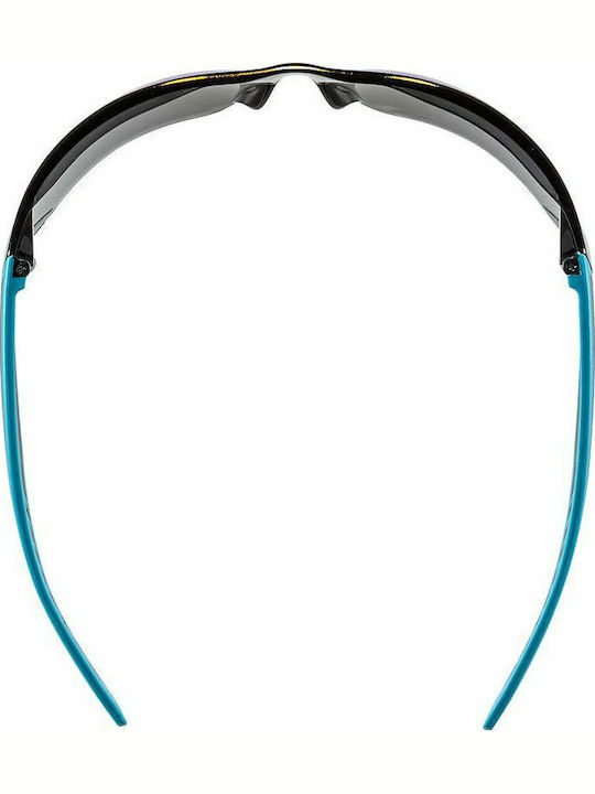 Uvex Sportstyle 204 Men's Sunglasses with Blue Plastic Frame and Blue Lens S5305254416