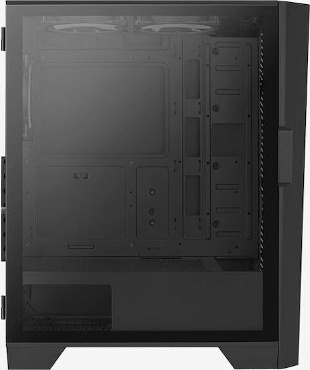Aerocool Mirage v1 Gaming Middle Tower Carcasă Calculator cu Fereastră Laterală și Iluminare RGB Negru