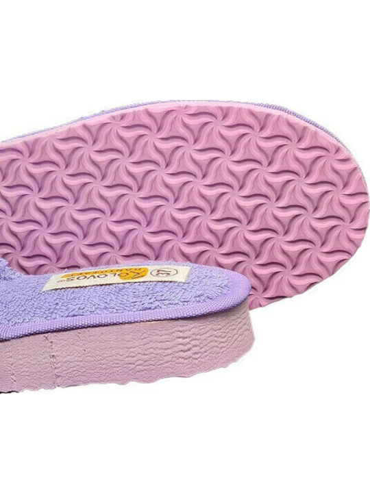Terry Winter Women's Slippers Purple