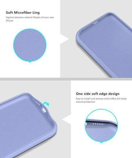 Sonique Liquid Back Cover Σιλικόνης Μωβ (Huawei Y7 2019 / Y7 Prime 2019)