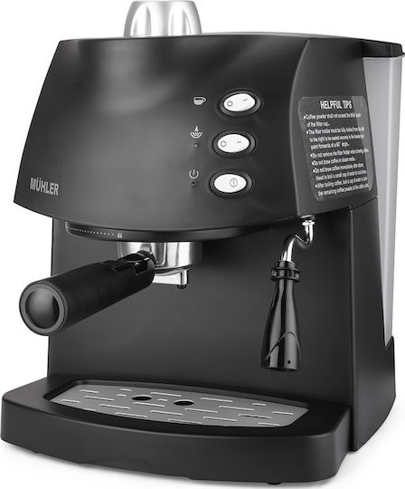 Muhler 850W Налягане 15бар Черна MCM-1583