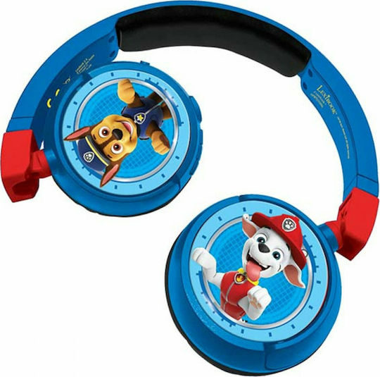 Lexibook HPBT010PA Wireless / Wired On Ear Headphones Red / Blue
