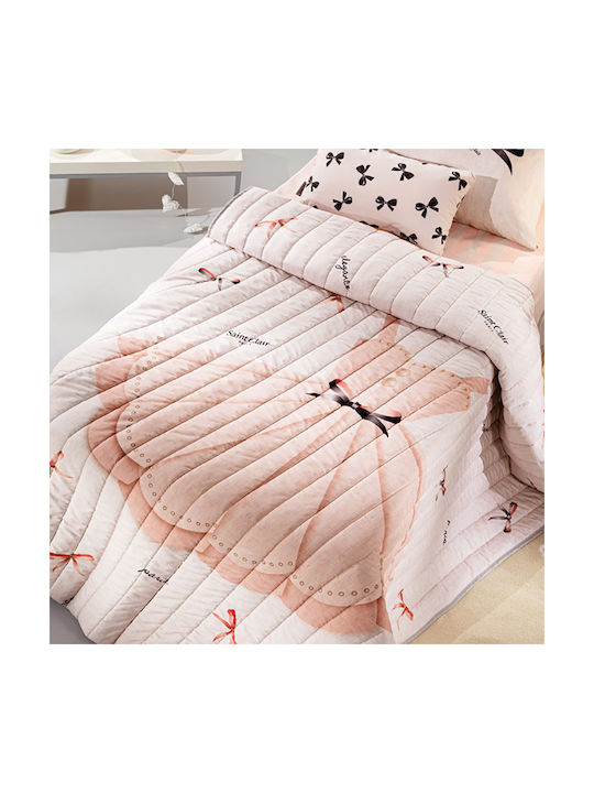 Saint Clair Grace Kids Duvet Cover Single Cotton PInk 160x220cm