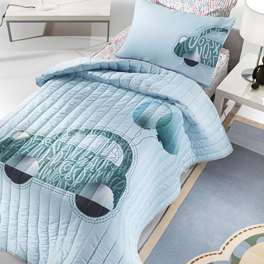 Saint Clair Auto Kids Pillowcase 50x70cm Blue 1717030120004