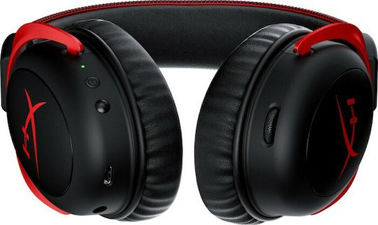 HyperX Cloud II Wireless Over Ear Gaming Headset με σύνδεση USB Κόκκινο