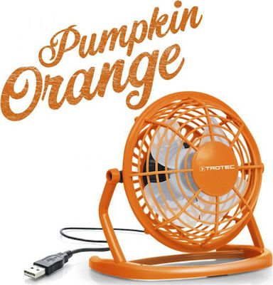 Trotec USB Office/Home Rotating Fan Orange TVE 1