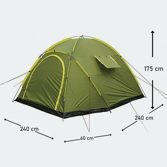 Escape Hike V Sommer Camping Iglu Zelt Grüne für 4 Personen 300x240x170cm