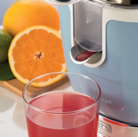 Ariete Vintage Electric Juicer 85W with 600ml Capacity Blue