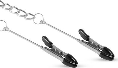 Easytoys Fetish Collection Long Nipple Clamps with Chain